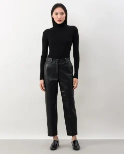 Trousers|IVY OAK Laura Leather Pants