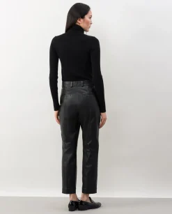 Trousers|IVY OAK Laura Leather Pants
