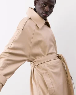 Leather|IVY OAK Lilith Leather Trenchcoat